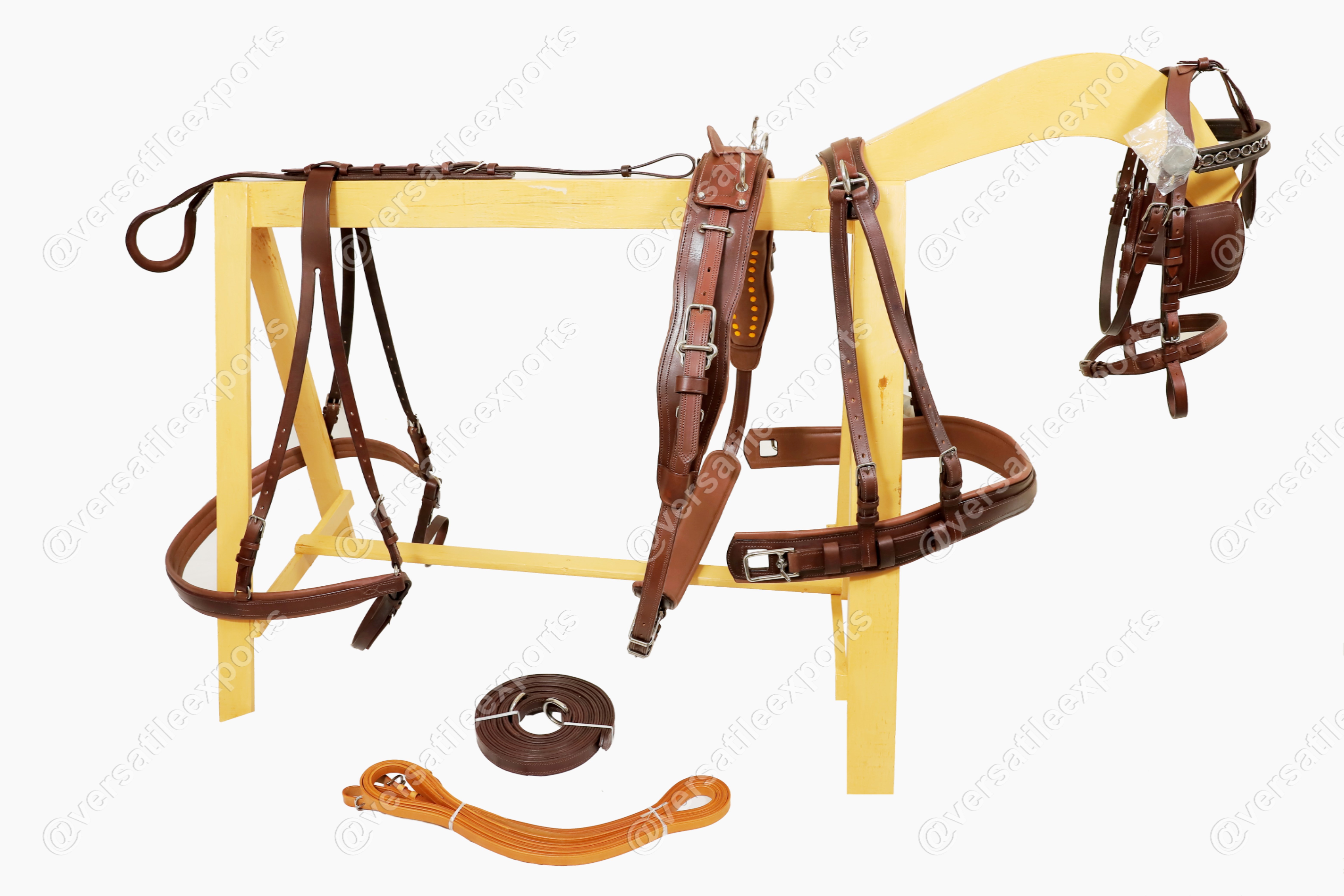 Driving Harness with straight Breastplate